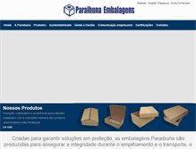 Tablet Screenshot of paraibuna.com.br